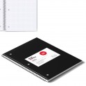 Dealworthy Spiral Graph Notebook — Quad Ruled, 80 Sheets