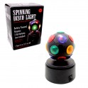 Mini Disco Ball — Battery Powered, Spinning, With Stand