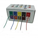 Silicone Hook-Up Wire Box — 5 Colors, 24AWG, 50m Total