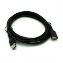 USB Extension Cord — USB 2.0 A Male to A Female, 9.8 ft